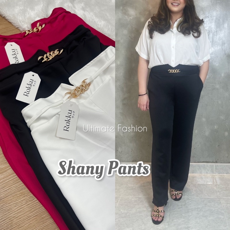 Shany Basic Cullote Pants - Celana Kulot Wanita Scuba Import Jumbo Premium - Celana Panjang High Quality Korea Kekinian Terbaru  Rakku 876