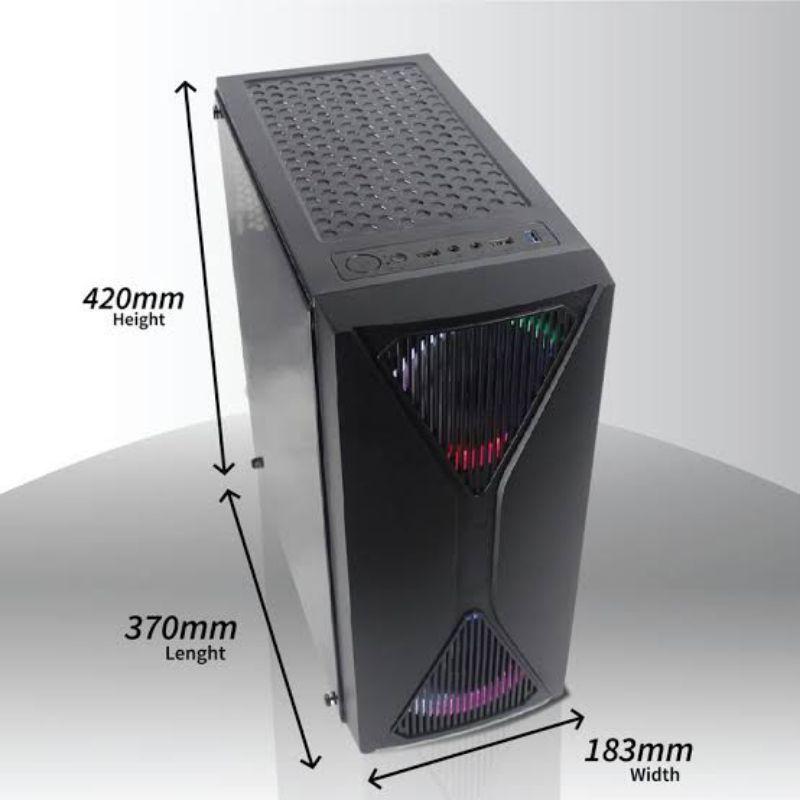 Casing PC Gaming Infinity Elysium V2 mATX, ATX Tempered Glass