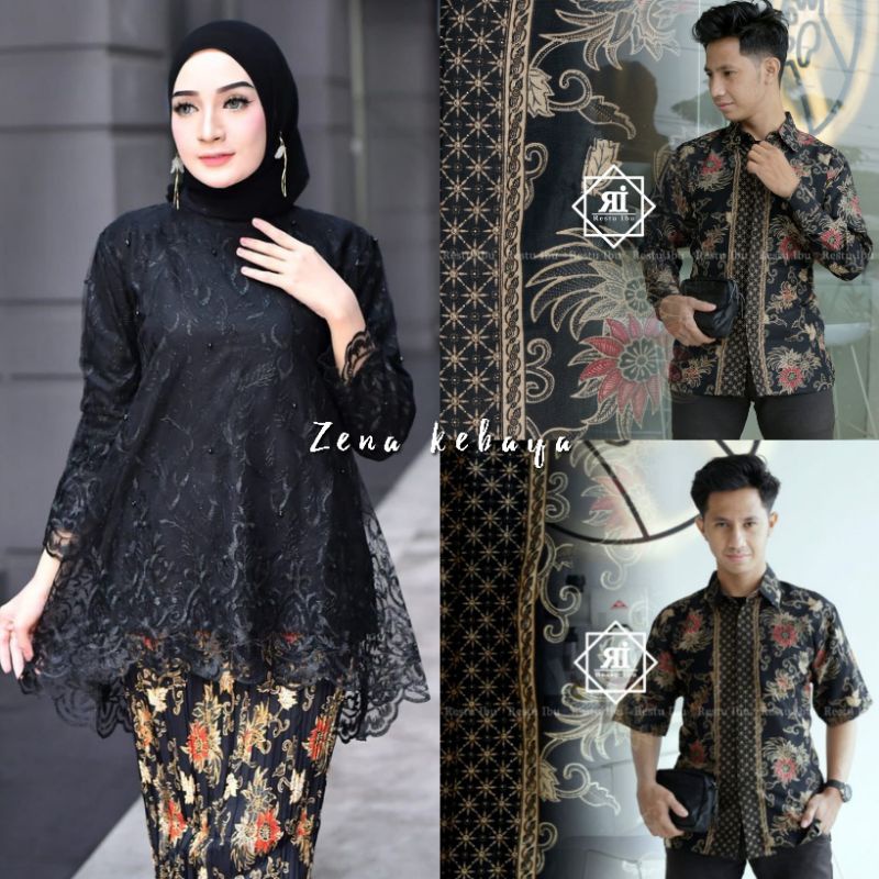 COUPLE KEBAYA RINJANI TILLE COUPLE KEBAYA MODERN PESTA WISUDA