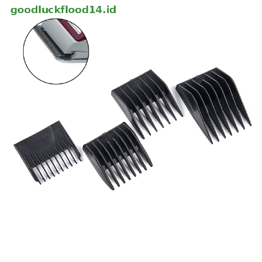 (GOOGFOUR) 4pcs / Set Sisir Panduan Pengganti Untuk Alat Cukur Rambut Seri 1400