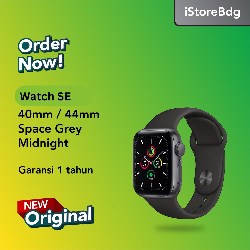 Watch SE 40mm 44mm Space Grey with Midnight Sport Band