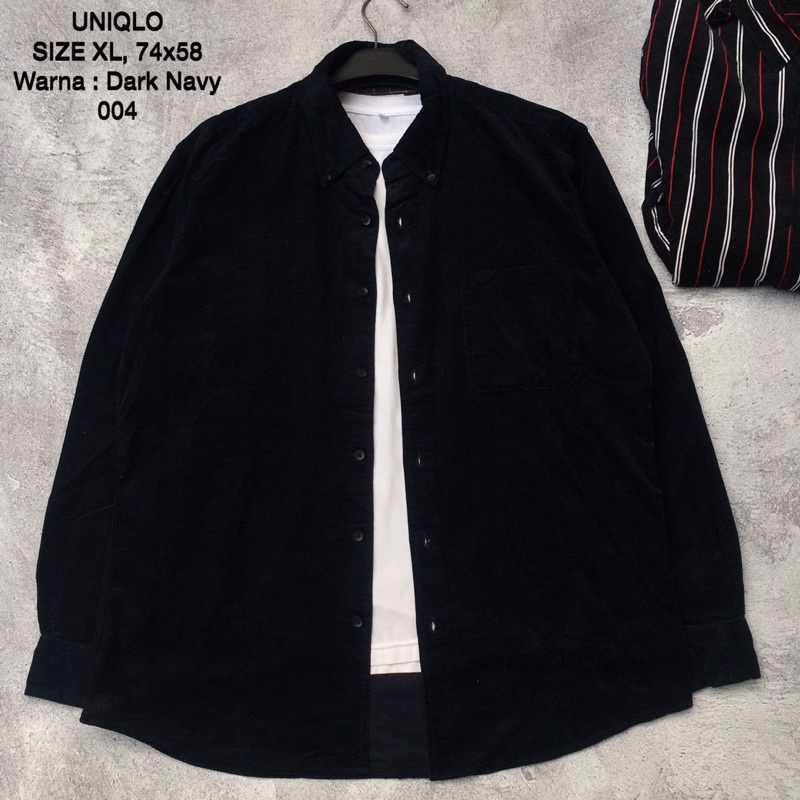 kemeja Corduroy UNIQLO Shirt 004