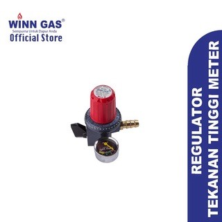 WINN GAS Regulator W 181 M LPG Tekanan Tinggi High Pressure METER ( Free Selang 2 Meter )