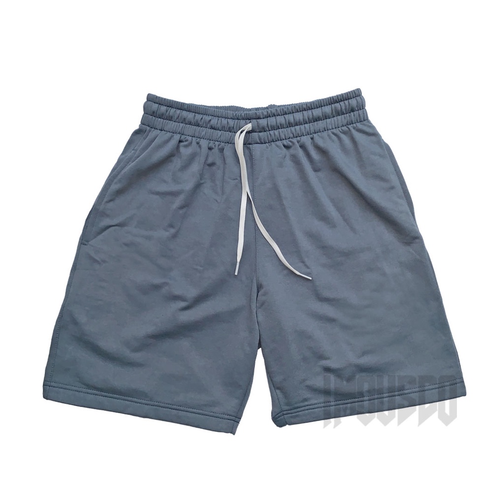 Imous.co Boardshort Celana Pendek  Biru Denim Polos All Size