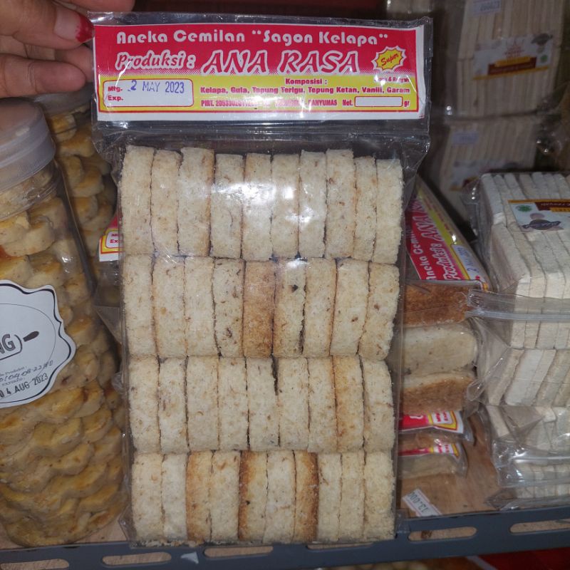 SAGON BAKAR ANA RASA 250g CAMILAN SNACK KILOAN MURAH