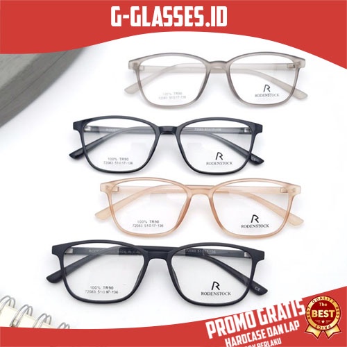 Frame kacamata lentur 72083 fashion wanita trendi hitz optik murah minus plus silinder GG