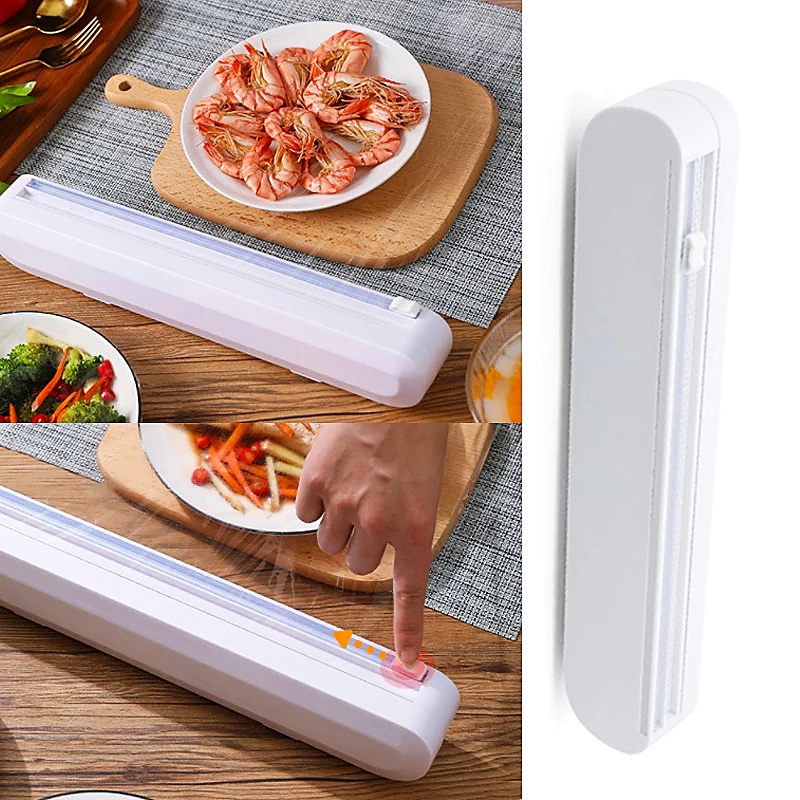 Cling Wrap Dispenser Alat Pemotong Food Plastic - Wrapping Plastik Wrap