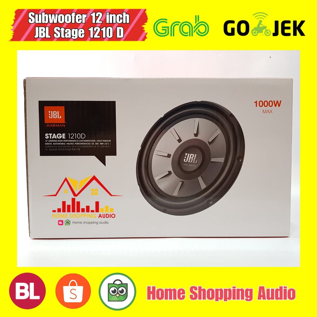 Jual Subwoofer JBL Stage 1210 D Double Coil Subwoofer 12inch JBL Stage
