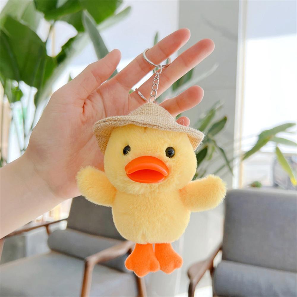 Timekey Mainan Boneka Plush Bentuk Angry Chicken 12cm Untuk Gantungan Kuncitashadiah Natalulang Tahun F2S7