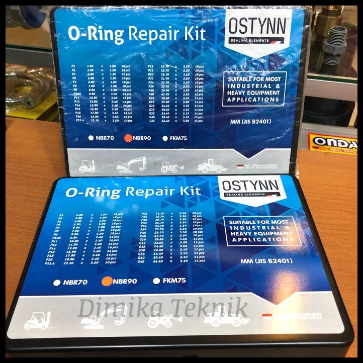 Oring Kit Set Jis Nbr 90 (Merk Ostynn) - Blue