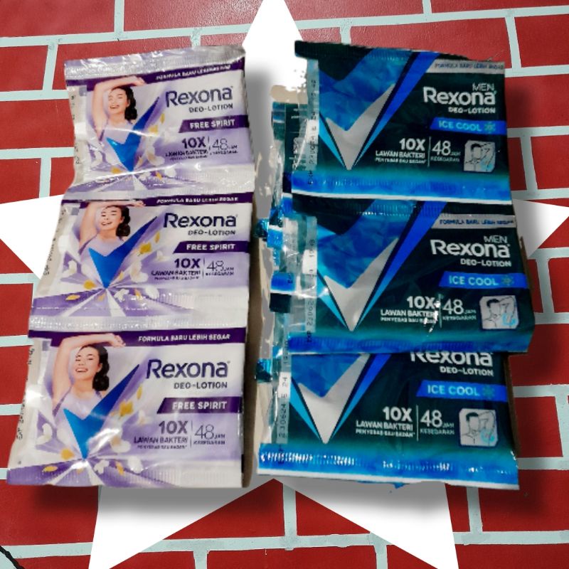 rexona rentengan isi 12 sachet