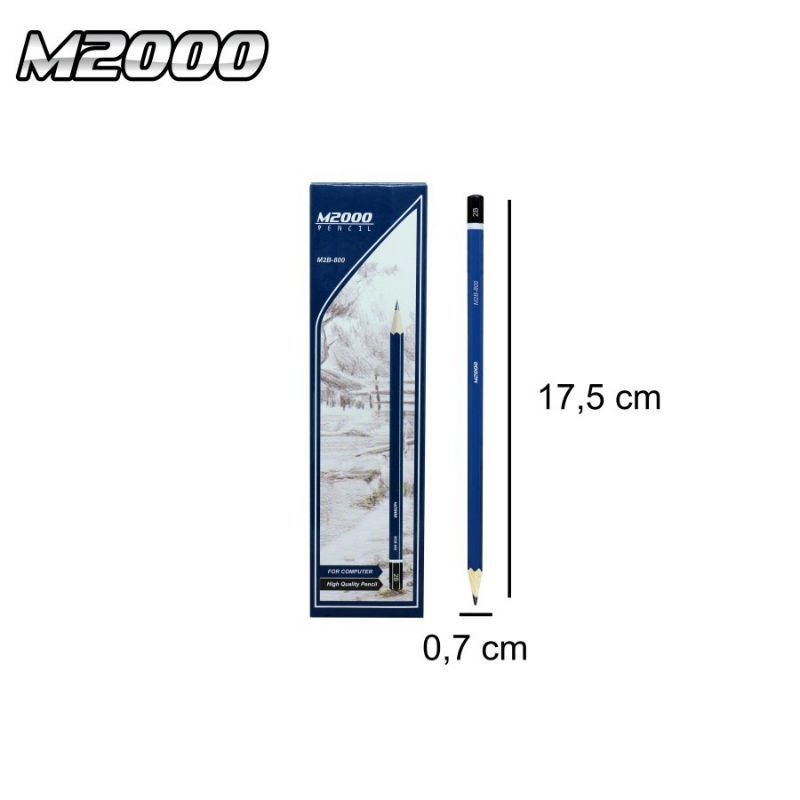 

Pensil 2B Komputer M2000 M2B-800 M2B-900 / Pensil Kayu / Potlot / Alat Tulis