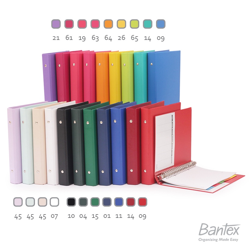 [BMS Semarang] Bantex Binder A5 20 Ring Polos #1324