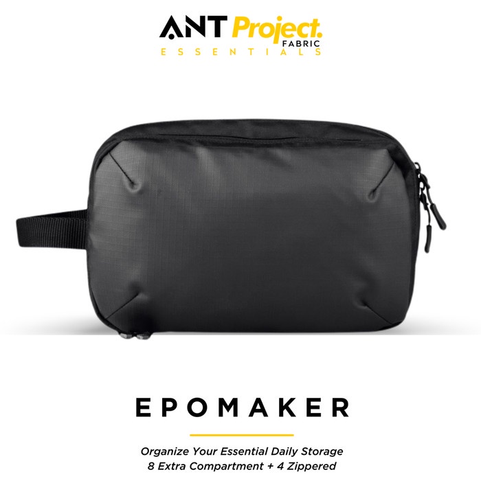 PROMO BISA COD TAS SELEMPANG PRIA ANT PROJECT - Hand Bag EPOMAKER Clucth Travel Smart Organizer WATE
