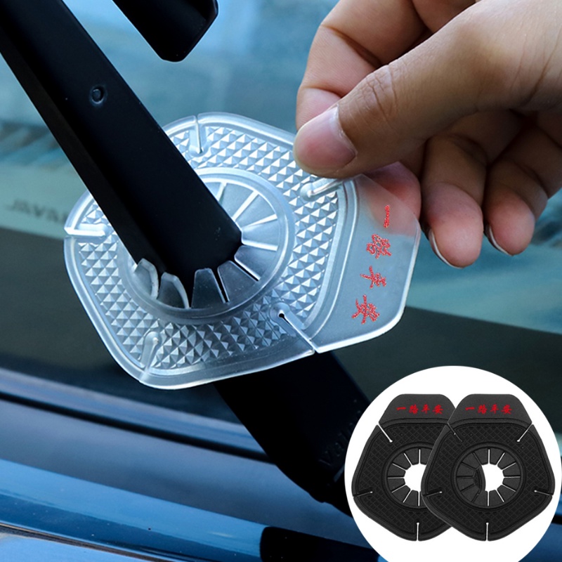 Cover Pelindung Wiper Kaca Depan Mobil Universal Bahan Silikon Anti Debu