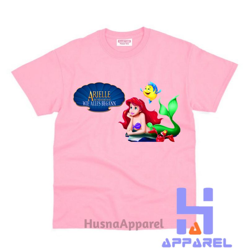BAJU ANAK KAOS ANAK ARIEL THE LITTLE MERMAID