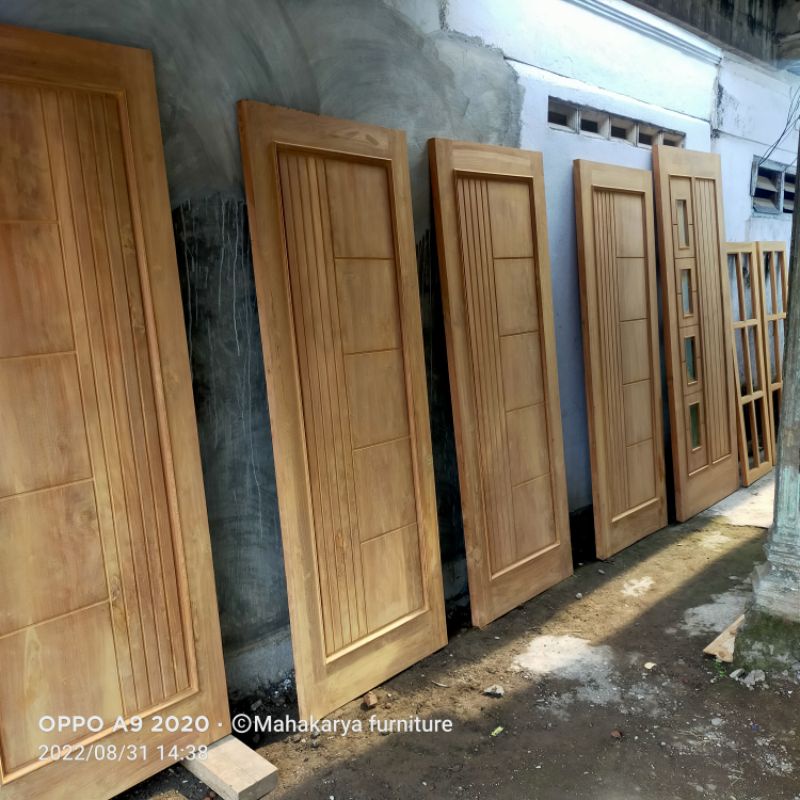 PINTU DAN KUSEN JATI PESANAN PAK HUDI TANGERANG
