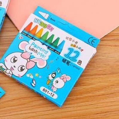 

Crayon Set Mewarnai / Pensil Warna Warni Untuk Anak Belajar Menggambar - Blue
