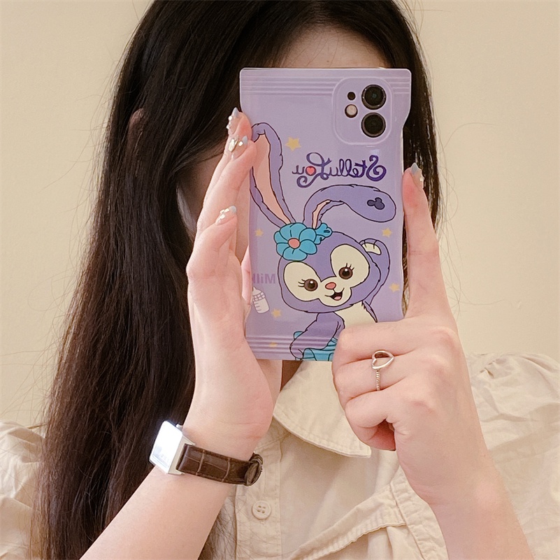 Soft Case Pelindung Desain Kartun Kelinci Strawberry Beruang 3D Untuk Compatible for iPhone 14 13 12 11 Pro Max X Xr Xs Max iPhone 8 7 6 6s Plus Cartoon Rabbit Strawberry Bear candy design Phone Case Shockproof Soft Case Full Lens Protective Cover