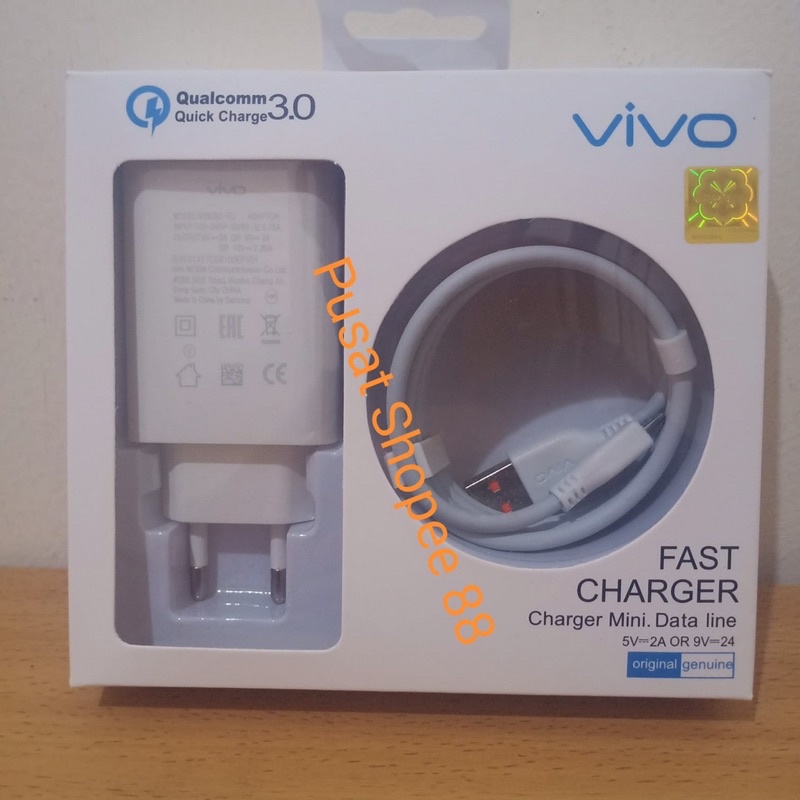 Charger Casan Vivo Y12 Y15 Y17 Y11  Y91 Y95 Y93 Y71 Y20 Y20S Y20i Y91C Y81 V5 V5s V15 V17 V9 Micro USB ORIGINAL 100% FAST CHARGING