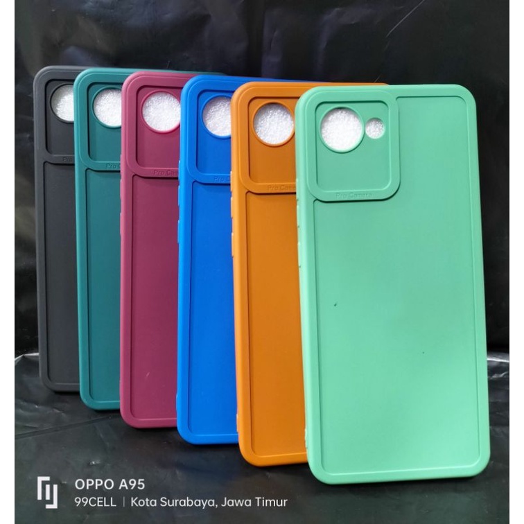 Silicon pro camera case macaron oppo all type