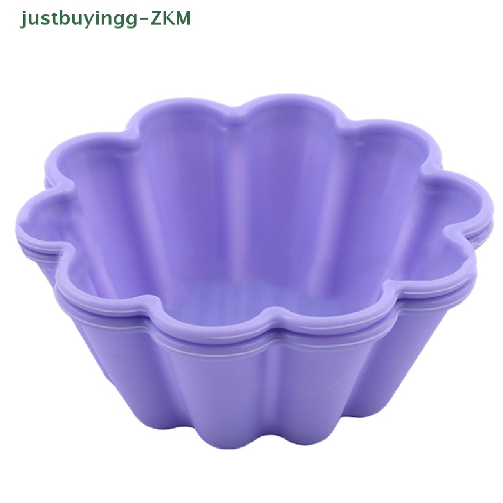 1 Pc Cetakan Cupcake Muffin Bentuk Bunga Bahan Silikon Untuk Alat Dapur