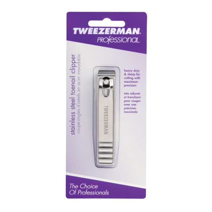 Tweezerman #5011 stainless steel toenail clipper gunting kuku ANANDA