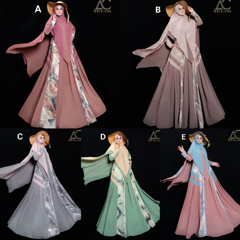 GAMIS SYARI PREMIUM / ASYILA SYARI BY AC ORIGINAL / GAMIS SYARI MEWAH / GAMIS WANITA TERBARU