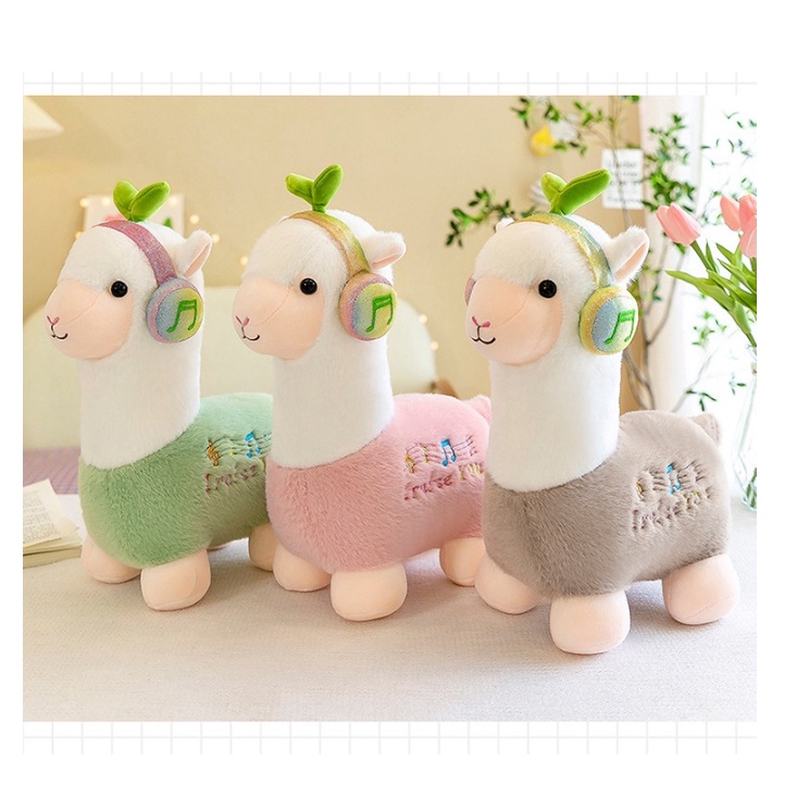 GEMOY JUMBO BONEKA ALPACA LUCU BANTAL KAMBING DOMBA PUTIH GOAT LUCU