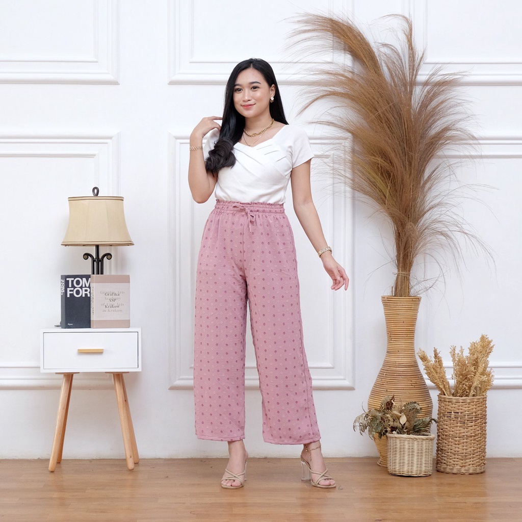 GROSIR CELANA KULOT CRINKLE CULLOTE AIRFLOW RUBY PREMIUM - CELANA KULOT HIGHWAIST ( HARGA PROMO )