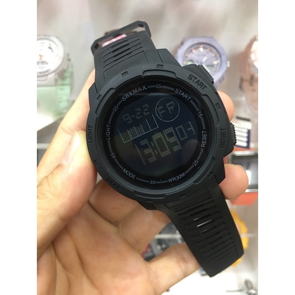 COD SKYMAX 2021G 2021 Jam Tangan Pria Digital Original SKYMAX 2021G 2021 Bulat 5cm Water Resist Taha