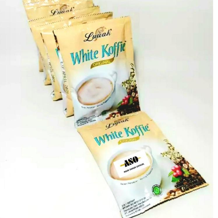 

New Stock--Kopi Luwak white Coffe original 20g RENCENG ( ISI 10)