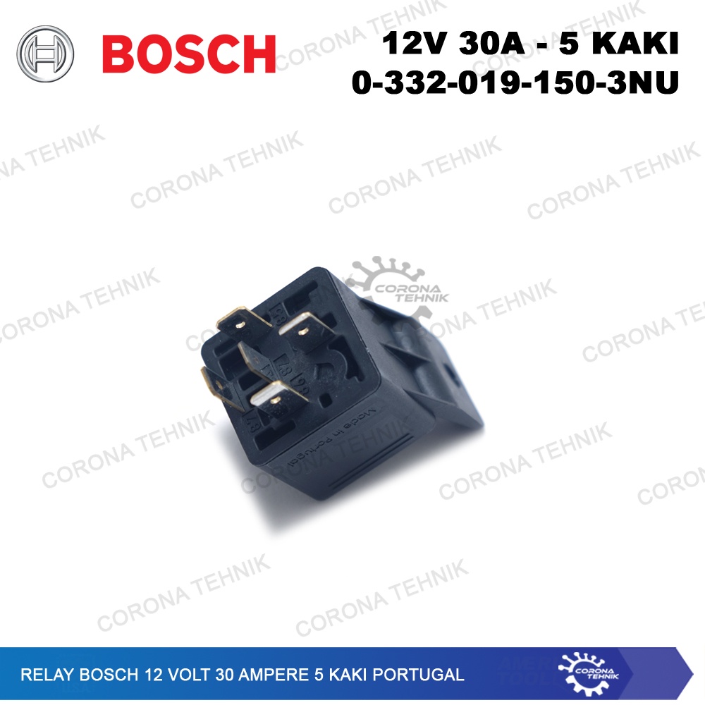 Portugal - Relay Bosch 12 Volt 30 Ampere 5 Kaki - 0-332-019-150-3NU