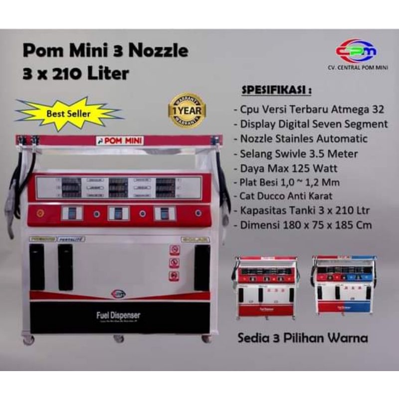 POM MINI DIGITAL 3 NOZZLE 220 L