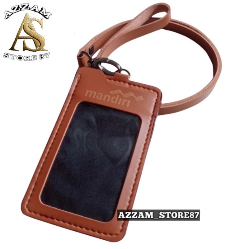

Holder ID Card - Tali Lanyard Nametag Logo BANK MANDIRI