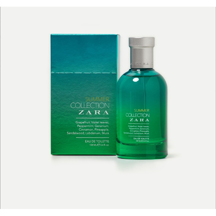 PARFUM ORIGINAL EROPA ZARA SUMMER COLLECTION 100ML FOR MEN UNBOX