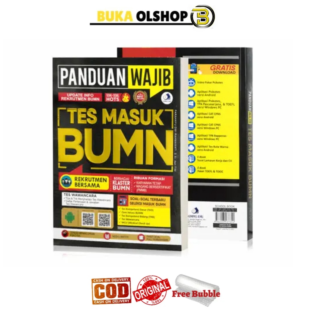 Buku Tes Masuk BUMN Panduan Wajib Tes Masuk BUMN