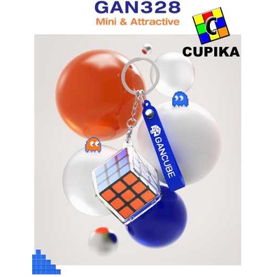 Rubik GAN 328 Gantungan kunci BLACKBASE GAN Rubik 3x3 GAN