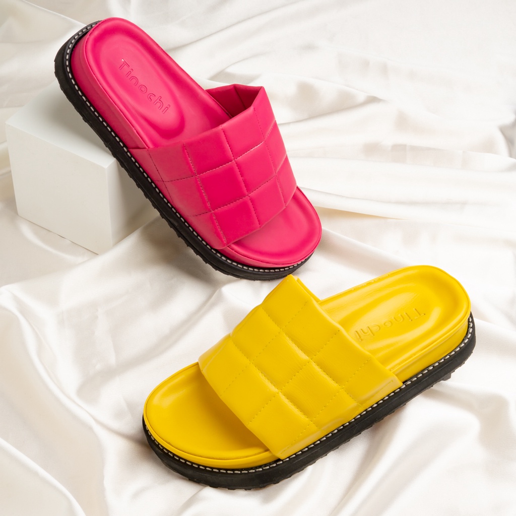 Sandal Flat Wanita / Sandal Gayung / Sandal Cewe Kue / Sendal Santai / Slip On Wanita TINOCHI SALLY