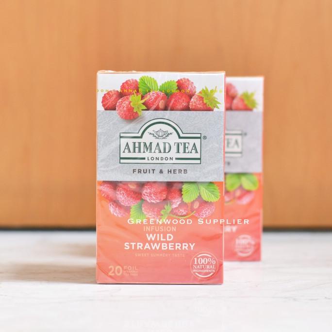 

TERMURAH Ahmad Tea Wild Strawberry Infusion - 20 Tea Bags /KOPI RUBE/KOPI KAPAL API/KOPI SLB/KOPI PEJUANG/KOPI BUBUK