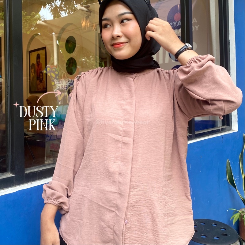 Camila Blouse Crinkle ~ By Fivefourite.wear