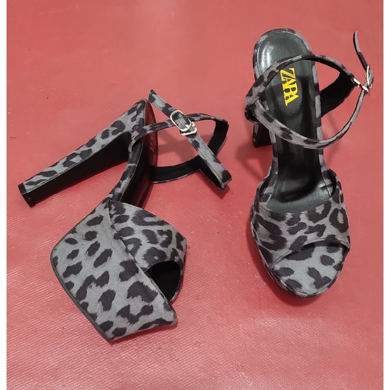 high heels loapard15cm