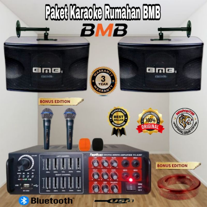 Paket Karaoke Rumahan BMB CS 450V/Professional Speaker BMB CS 450V Original