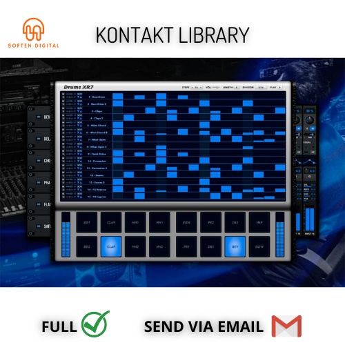Muze Modern Drums library preset KONTAKT