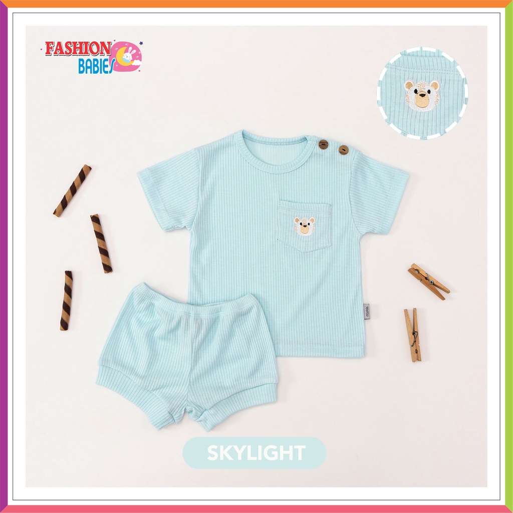 MOOI NIKI RIB SET | SETELAN ANAK UNISEX ❤ Fashionbabies ❤