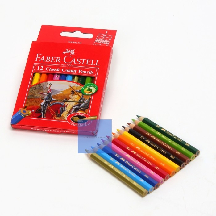 

Pensil warna faber castell sampul merah