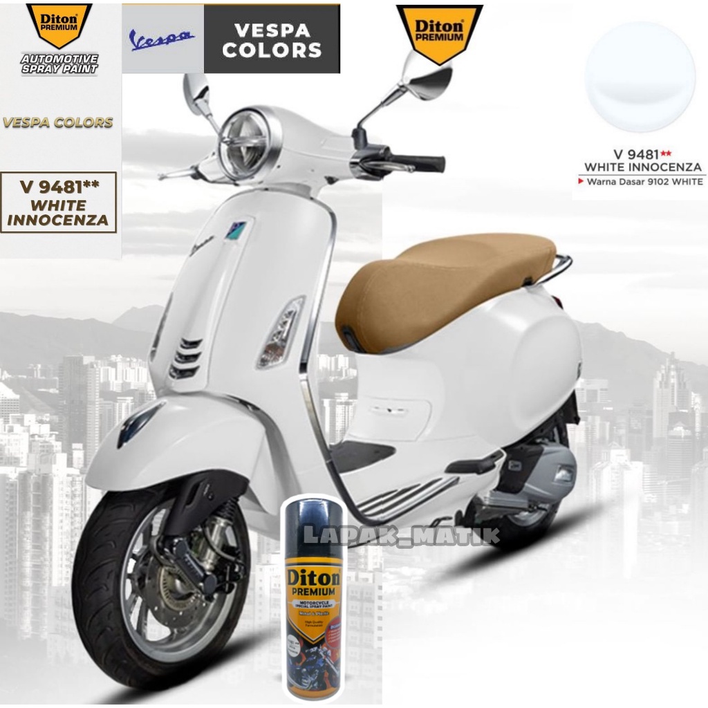 Pilok DITON PREMIUM PUTIH VESPA WHITE INNOCENZA V9481 400mL