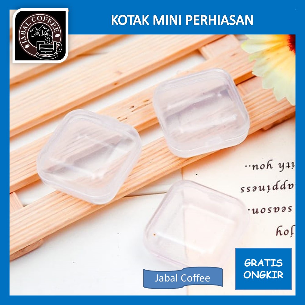 Kotak Plastik Serbaguna Mini Box / Kotak Mini Tempat Perhiasan Anting Memori Card