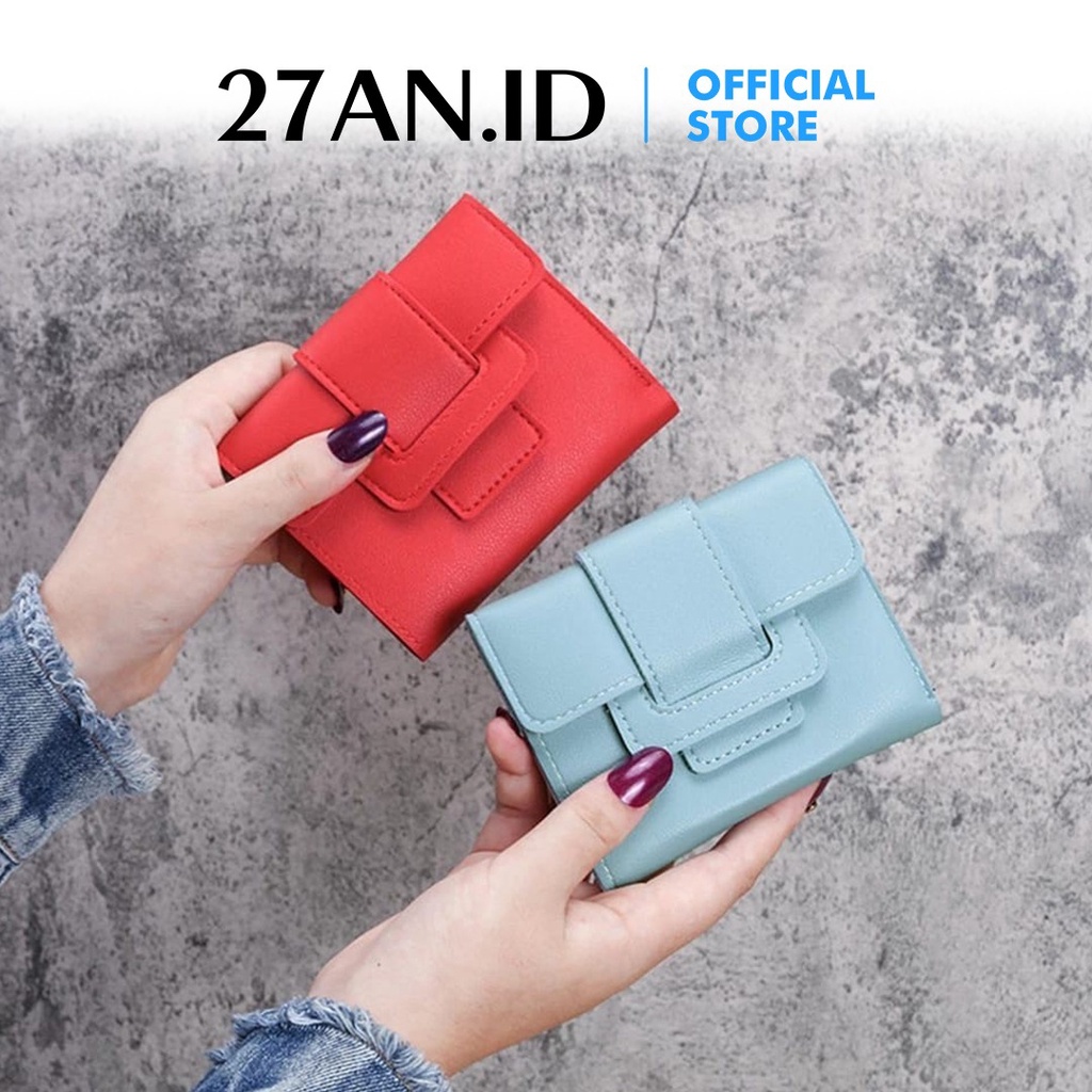 ( 27AN.ID ) Dompet Wanita 6018 Tanpa Tali / dompet import murah real pic C5 Image 7