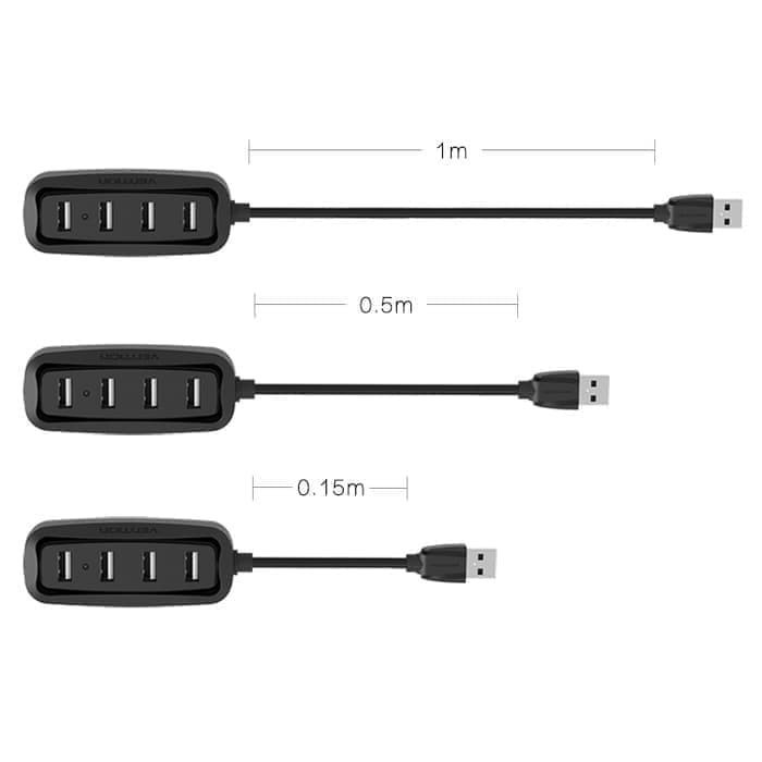 [J43 - 1M] High Speed Mini 4 Ports USB 2.0 Hub